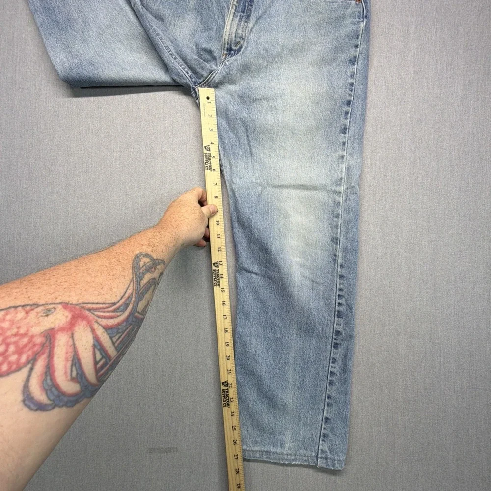 VTG 90s Levi's 505 Blue Straight Jeans Mens 34x30 (Fits 32x27) Made in USA